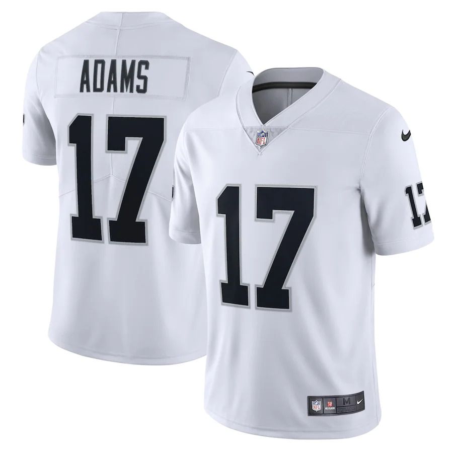Men Las Vegas Raiders #17 Davante Adams Nike White Limited NFL Jersey